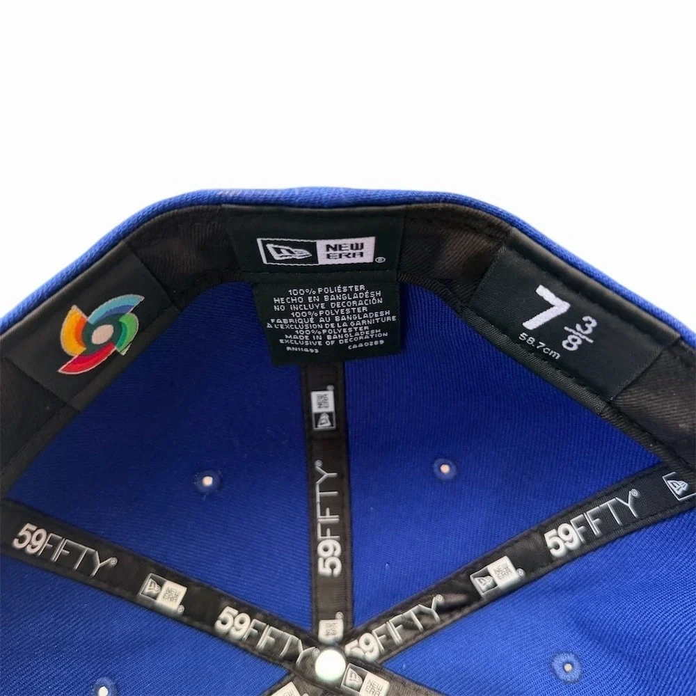 New‎ Era 59FIFTY Fitted Hat Puerto Rico World Baseball Classic Blue 7 3/8